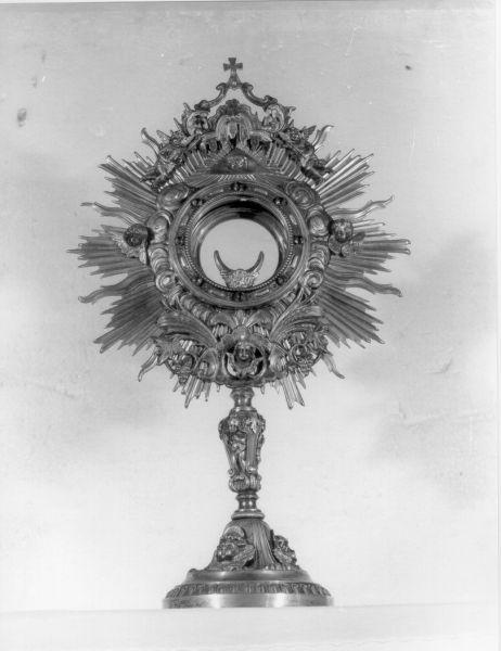 ostensorio - a raggiera - bottega toscana (seconda metà sec. XVIII)