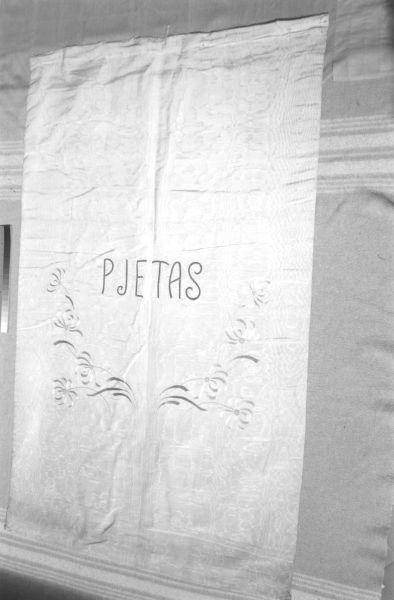 labaro - manifattura lucchese (inizio sec. XX)