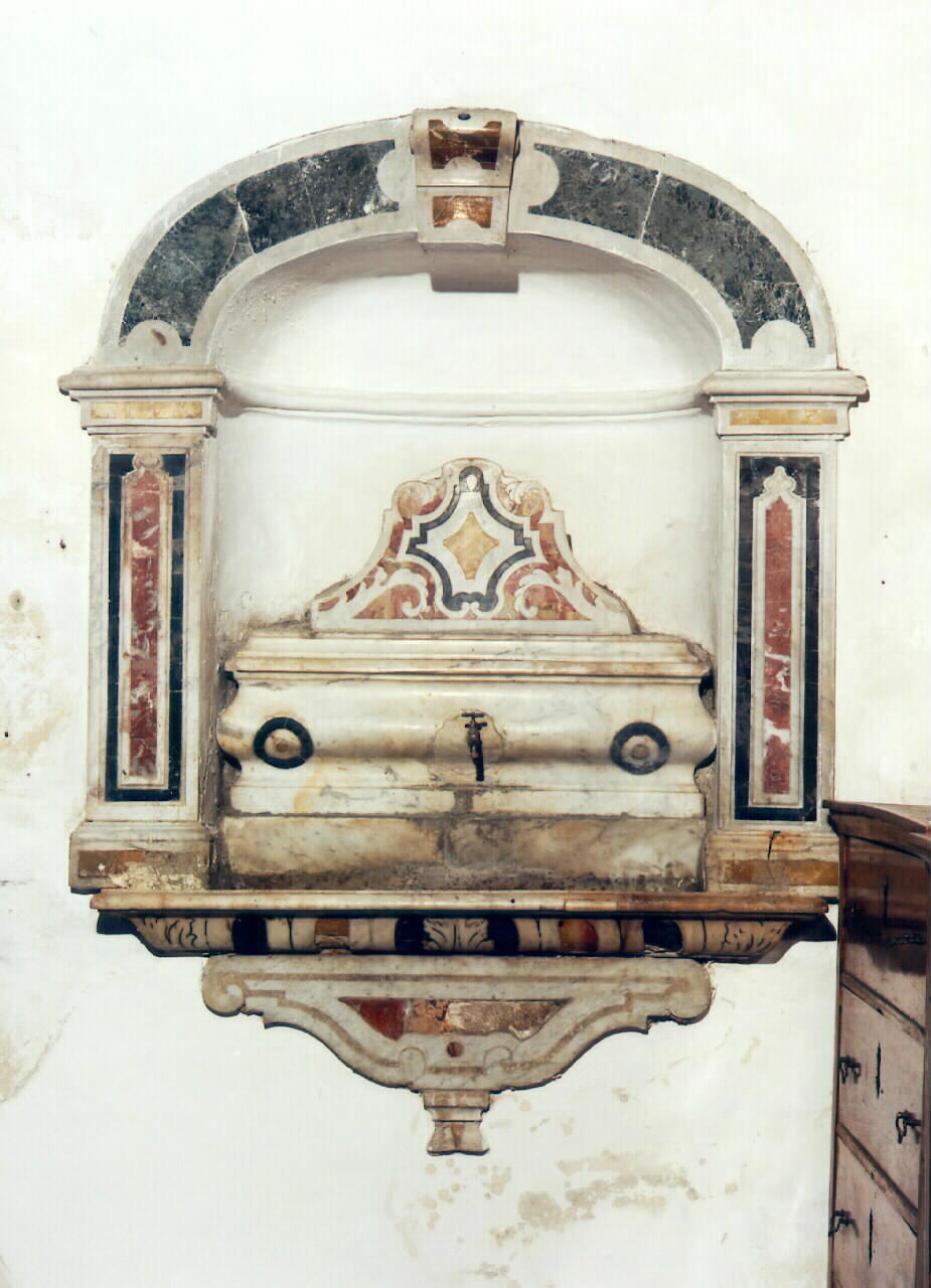 LAVABO DA SACRESTIA - ambito siciliano (Prima metà sec. XVIII)