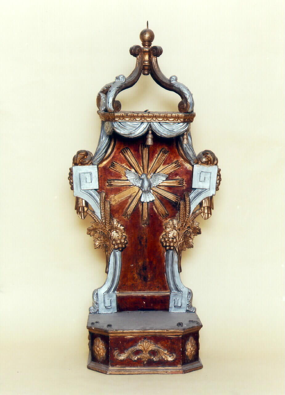 tronetto per esposizione eucaristica - produzione siciliana (primo quarto sec. XIX)