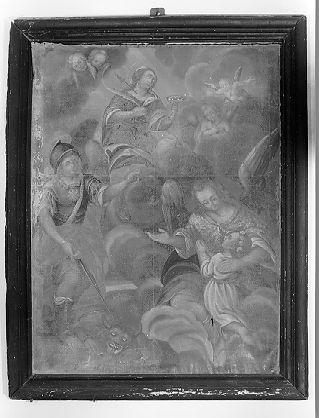 SANTA LUCIA (dipinto) - ambito italiano (secc. XVIII/ XIX)