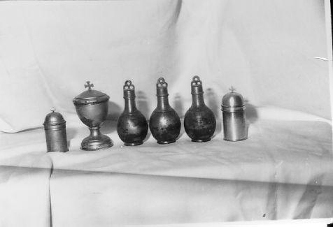 ampolla, serie - bottega ligure (sec. XVIII)