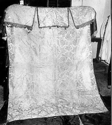 baldacchino - manifattura italiana (seconda metà sec. XVIII)