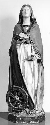 SANTA CATERINA D'ALESSANDRIA (statua) - ambito italiano (sec. XX)