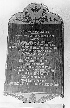 lapide - ambito italiano (sec. XX)