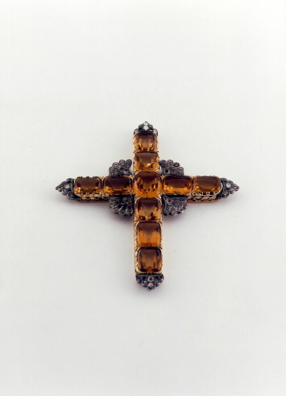 croce pettorale - bottega siciliana (sec. XIX)