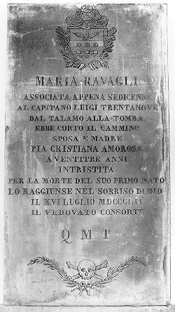 lapide - ambito italiano (sec. XIX)