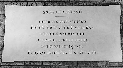 lapide - ambito italiano (sec. XX)