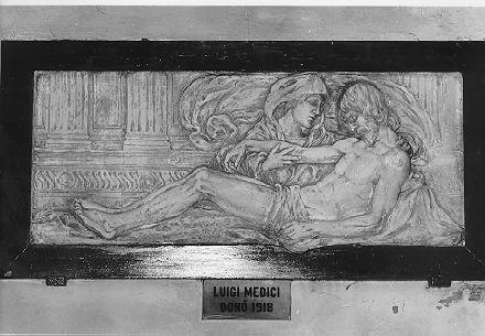 DEPOSIZIONE DI CRISTO NEL SEPOLCRO (rilievo) - ambito italiano (sec. XX)