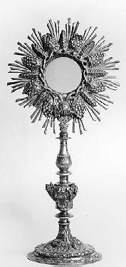 ostensorio - ambito italiano (sec. XVII)