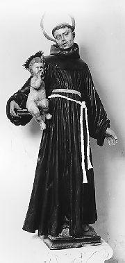 SANT'ANTONIO DA PADOVA (statua) - ambito italiano (sec. XVIII)