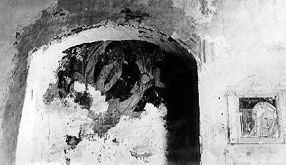 Annunciazione (?) (dipinto, frammento) - ambito senese (sec. XVI)