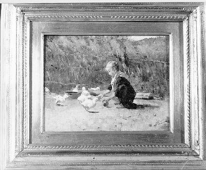 MAMMA DELLE OCHE (dipinto) di Cannicci Nicolò (seconda metà sec. XX)