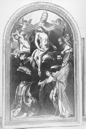 Trinità e Santi (dipinto) di Vanni Francesco (fine sec. XVI)
