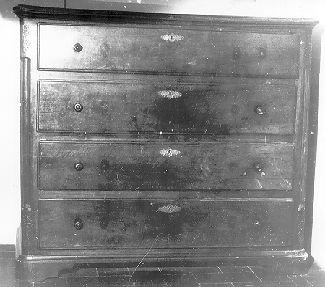 cassettone - ambito italiano (fine sec. XIX)