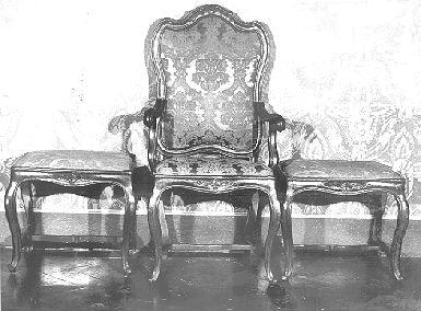 poltrona - ambito italiano (sec. XIX)