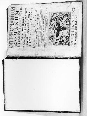 antifonario - ambito italiano (sec. XVIII)