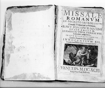 messale cantato - ambito veneziano (sec. XVII)