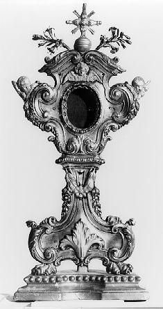 reliquiario - ambito italiano (fine/inizio secc. XVIII/ XIX)