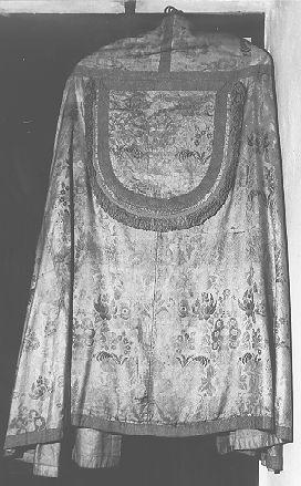 piviale - manifattura italiana (fine/inizio secc. XVIII/ XIX)