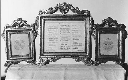 cartagloria, serie - ambito italiano (sec. XVIII)