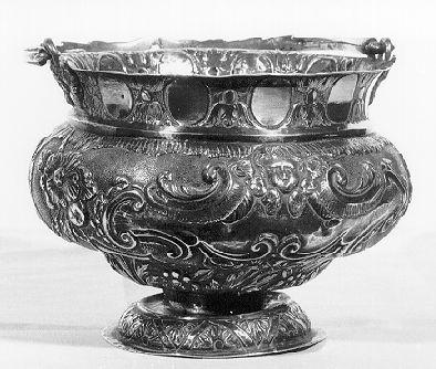 secchiello per l'acqua benedetta - ambito toscano (fine/inizio secc. XVII/ XVIII)