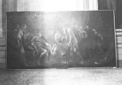 STORIE DI ALESSANDRO MAGNO (dipinto) - ambito italiano (inizio sec. XVIII)