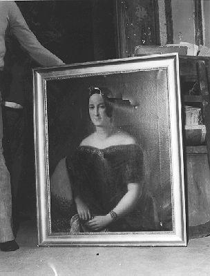 ritratto di donna (dipinto) - ambito italiano (seconda metà sec. XIX)