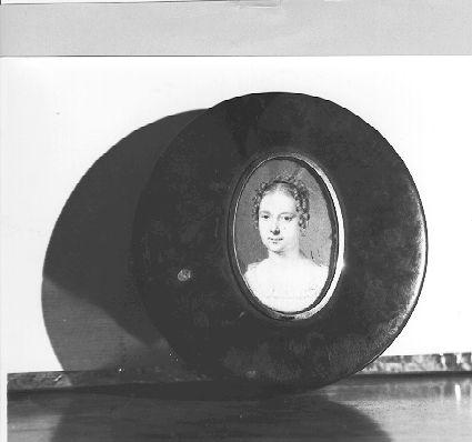 ritratto di donna (portacipria) - bottega italiana (prima metà sec. XIX)