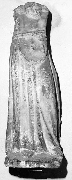 Santo (rilievo) - bottega italiana (fine/inizio secc. XIV/ XV)