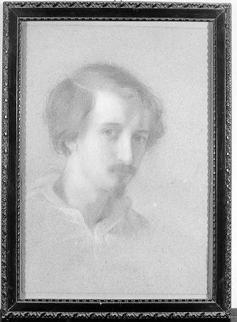 autoritratto (disegno) di Pierotti Giuseppe (seconda metà sec. XIX)