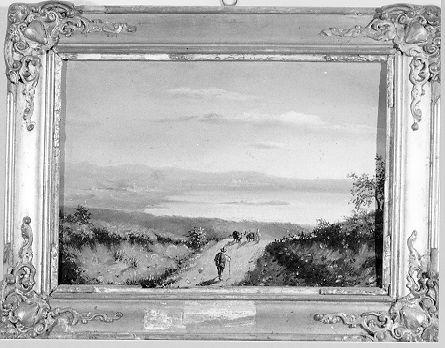 Paesaggio (dipinto) di Raggi Oreste (metà sec. XIX)