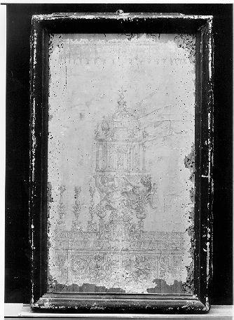 Ciborio dell' Altare del Sacramento del Duomo di Pisa (disegno) di Foggini Giovanni Battista (sec. XVII)
