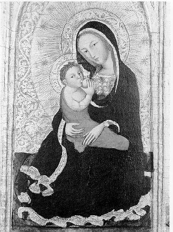 Madonna e Santi (trittico) - ambito senese (sec. XIV)