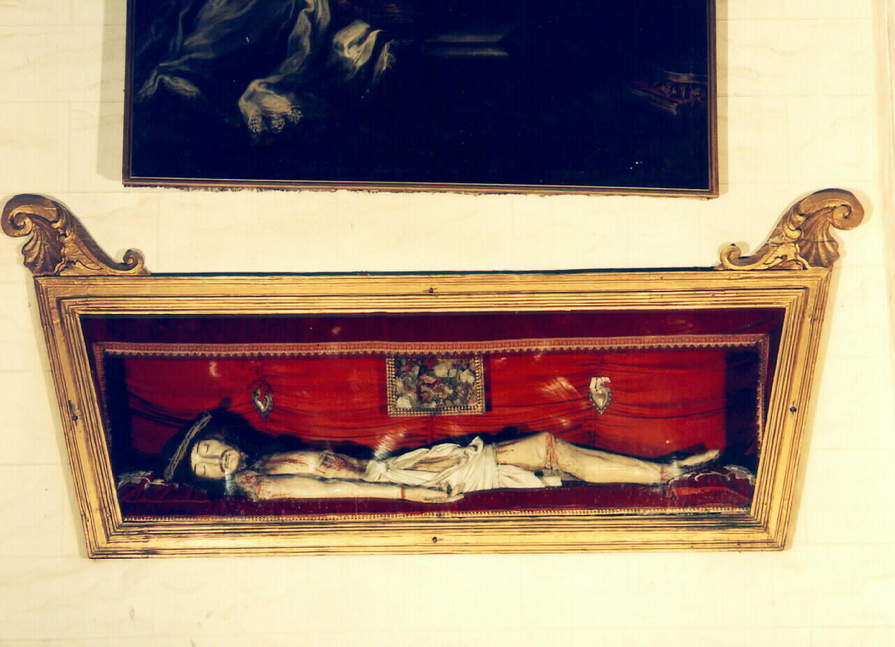 Cristo morto (statua) - ambito siciliano (Seconda metà sec. XVIII)