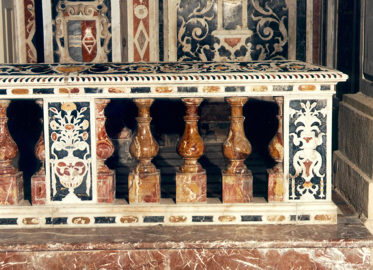 balaustrata, serie - ambito siciliano (sec. XVII)