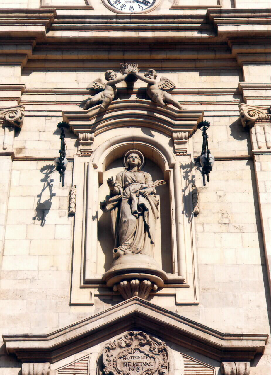 Santa Barbara (statua) - ambito siciliano (sec. XVIII)