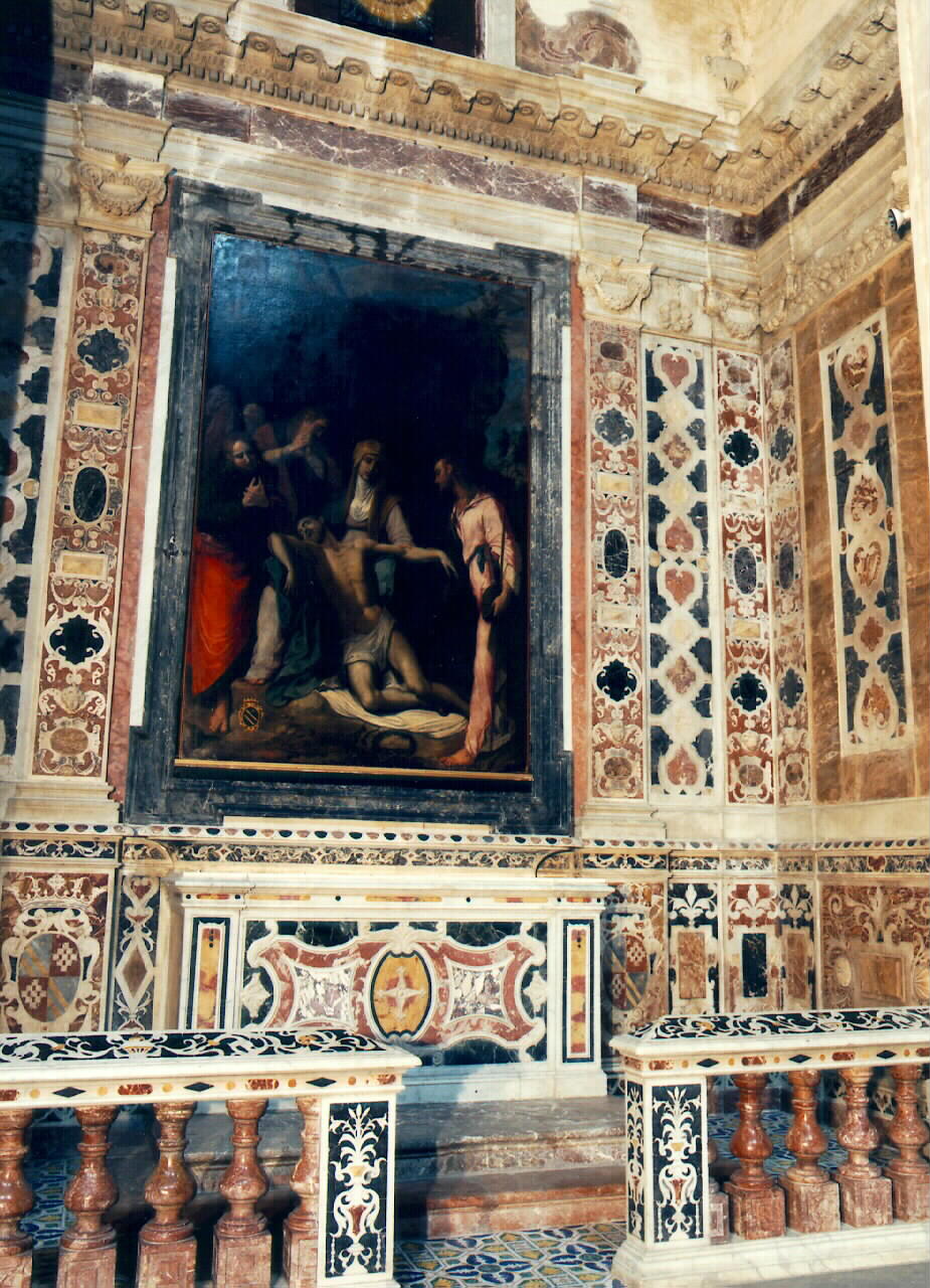 decorazione a intarsio - ambito siciliano (sec. XVII)