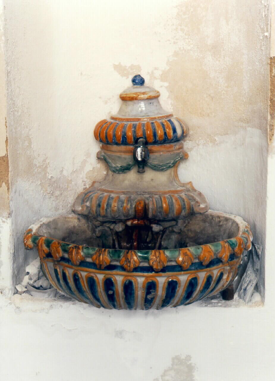 LAVABO DA SACRESTIA - ambito calatino (sec. XVIII)