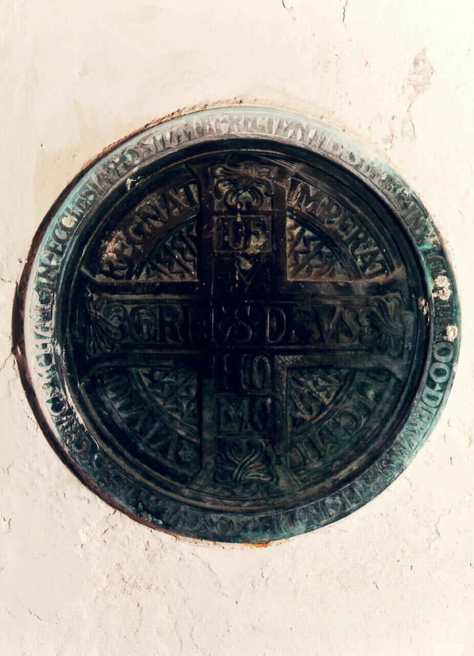 targa devozionale - bottega italiana (sec. XX)