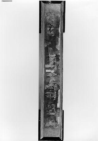 L'adorazione dei Magi e La strage degli innocenti (predella) di Capponi Raffaello detto Raffaellino del Garbo (sec. XV)