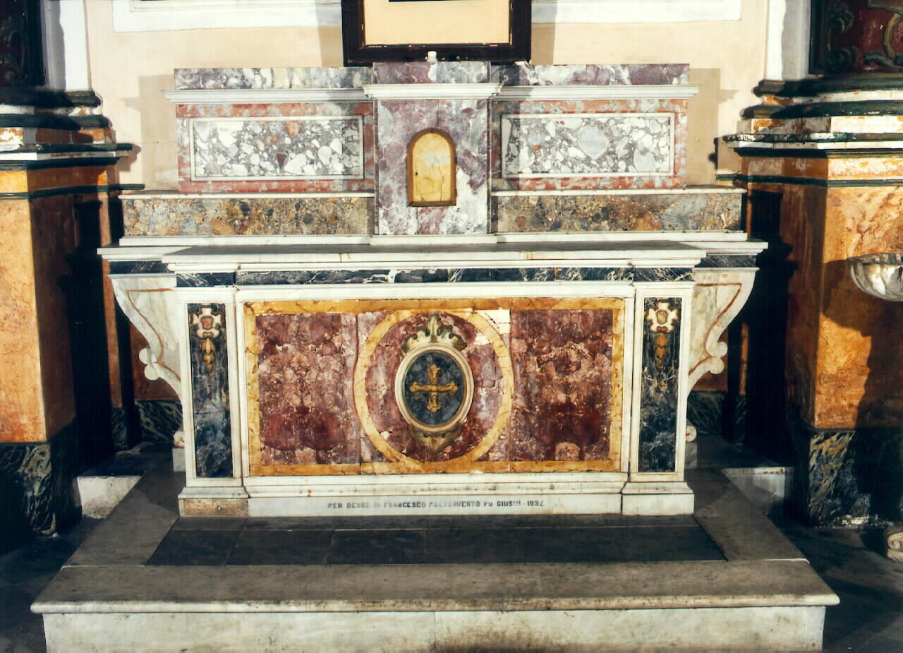 altare - a blocco, serie - ambito siciliano (sec. XX)