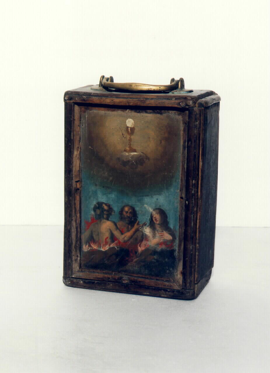 bussolotto per elemosine - produzione siciliana (Prima metà sec. XIX)