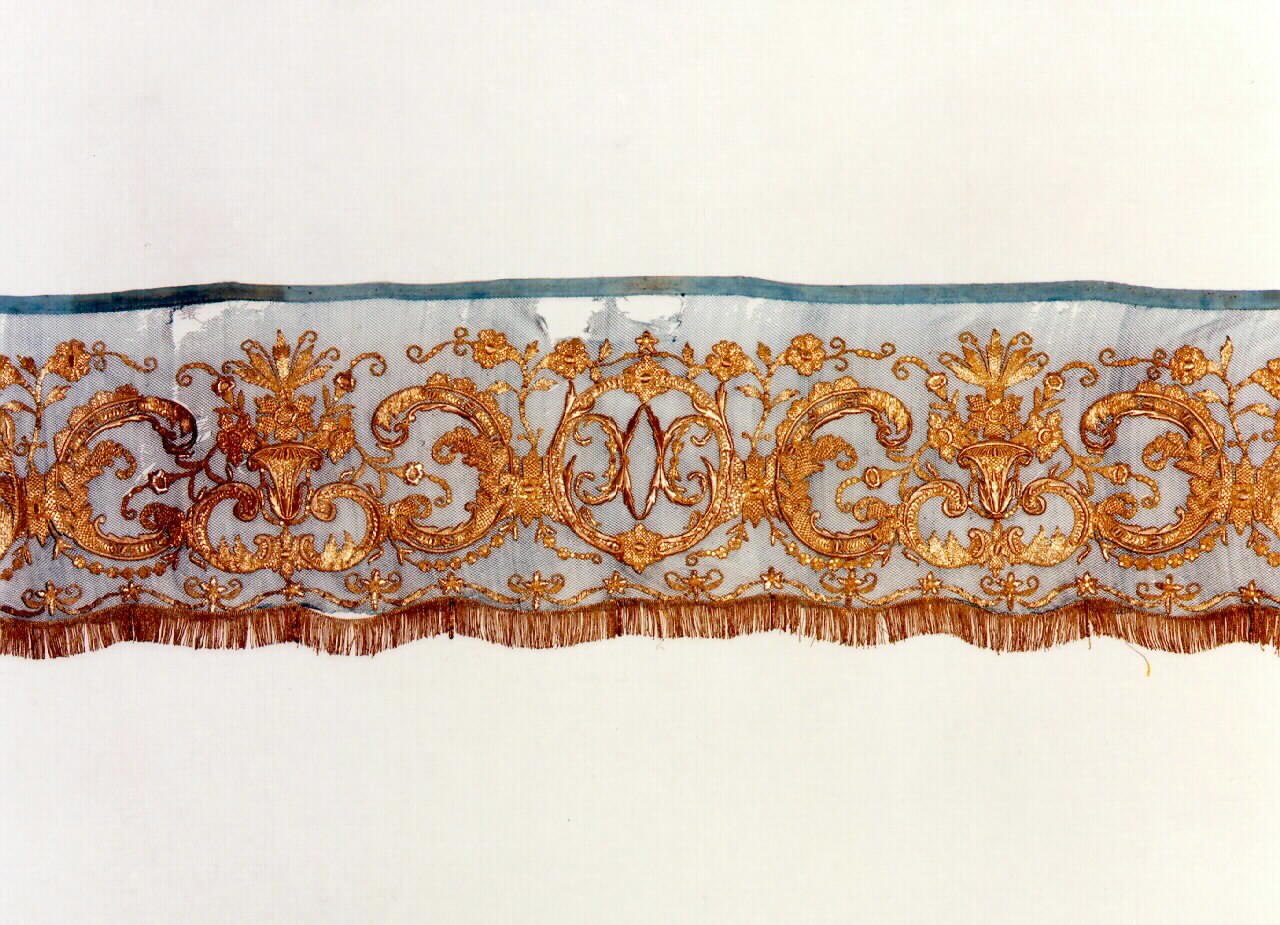 guarnizione di tovaglia d'altare - manifattura siciliana (Seconda metà sec. XIX)