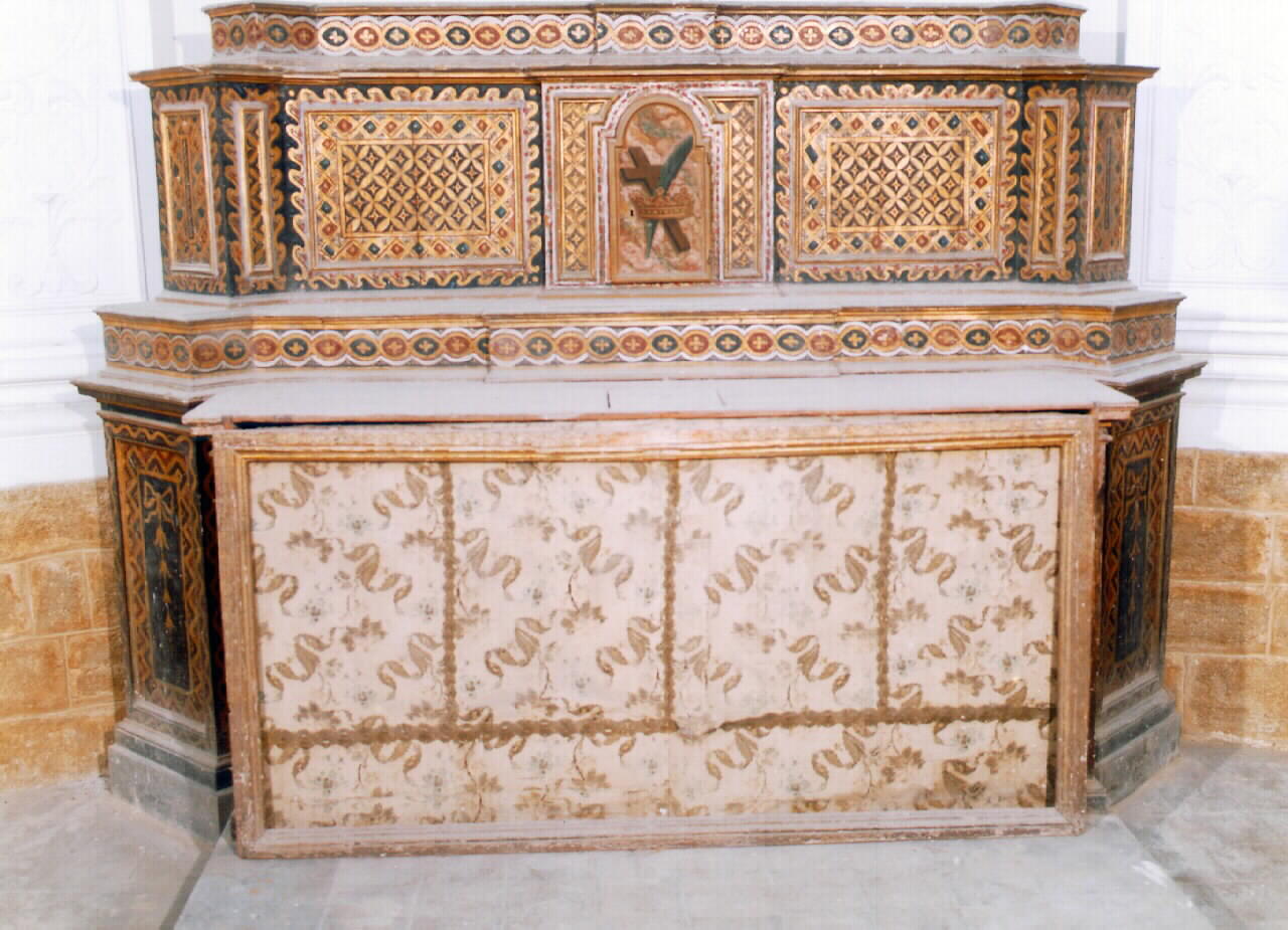 altare, serie - produzione siciliana, manifattura siciliana (sec. XVII)