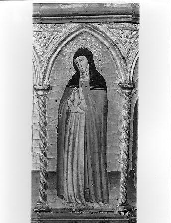 San Michele Arcangelo, la Beata Gherardesca, un Apostolo (predella) di Cecco di Pietro (sec. XIV) 