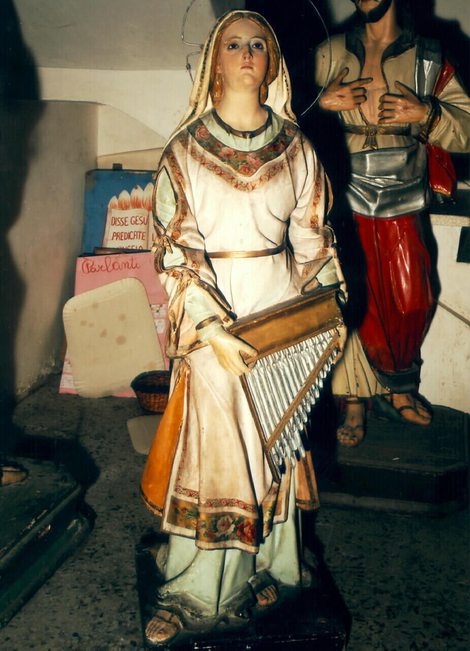 Santa Cecilia (statua) - ambito siciliano (Prima metà sec. XIX)