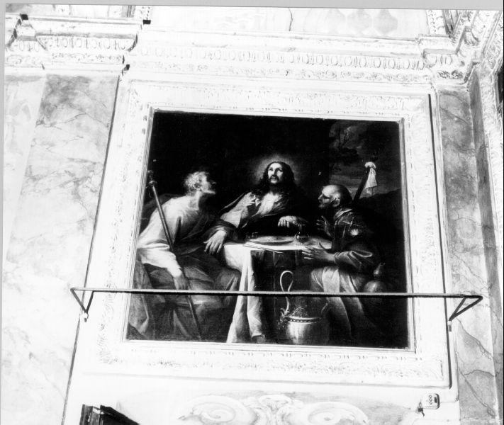 CENA IN EMMAUS (dipinto, elemento d'insieme) di Brugieri Domenico (sec. XVIII)