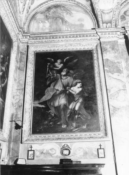 SACRIFICIO DI ISACCO (dipinto, elemento d'insieme) di Brugieri Domenico (sec. XVIII)