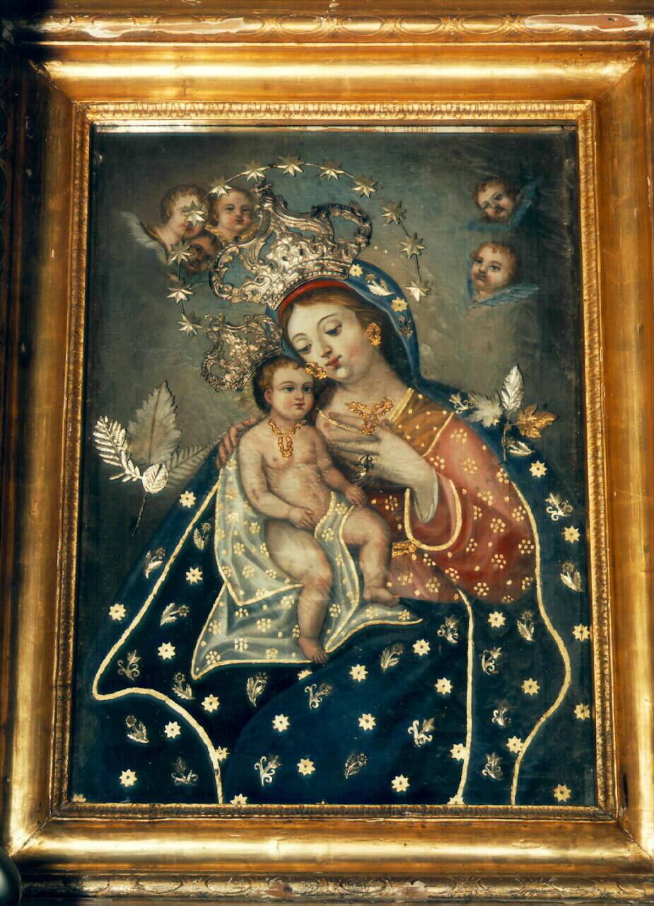 Madonna con Bambino (dipinto) - ambito siciliano (Prima metà sec. XIX)